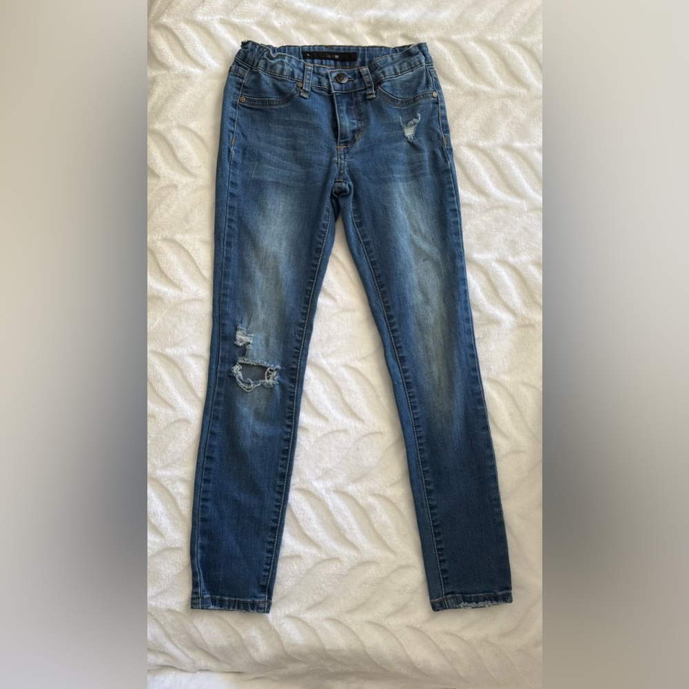 Joe's Jeans Women's Distressed Blue Skinny Jeans